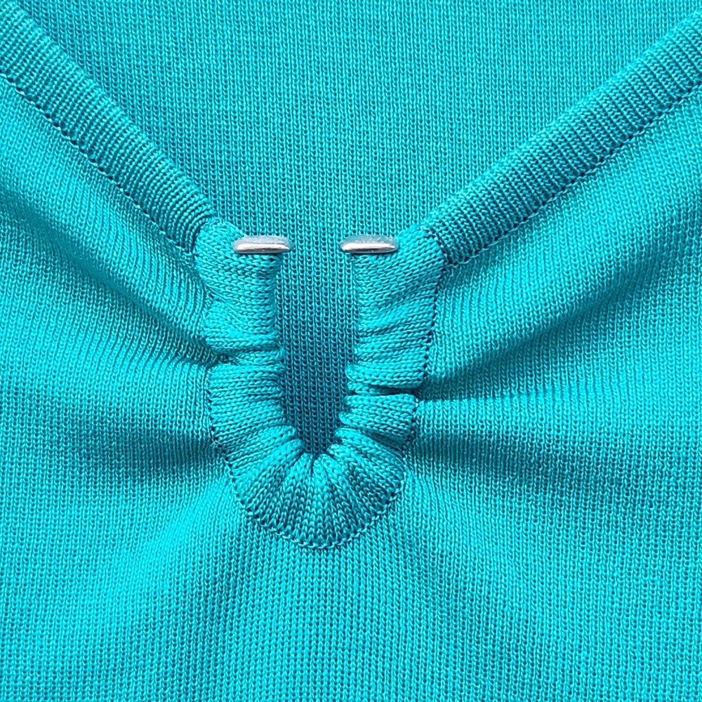 Exclusively Misook Women's Top Extra Large Teal C… - image 6